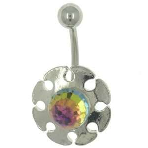 Belly Navel Ring Rainbow Sun Winter Sale Belly Navel Ring Body Jewelry 