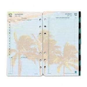  Day Timer Coastlines Looseleaf Refill Pages, Two Pages per 