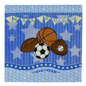  All Star Sports Luncheon Napkins (16 count) Toys & Games