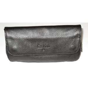  Black Castleford Deluxe Leather Pipe Case 