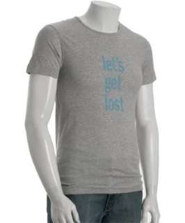 Paul Smith PS grey crewneck Lets Get Lost t shirt   up to 