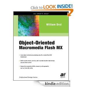 Object Oriented Macromedia Flash MX William Drol  Kindle 