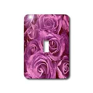 Florals Flowers Roses Bouquet   Close up scene of dreamy muted magenta 