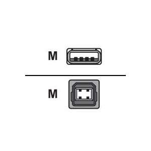 com OKIDATA Printer Cable 4 Pin USB Type A Male 4 Pin USB Type B Male 