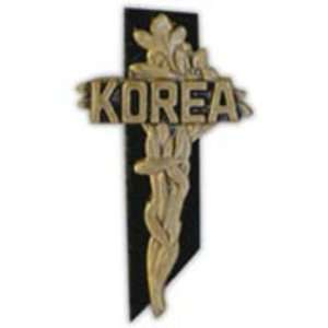  Korean War Memorial Cross Pin 1 1/2 Arts, Crafts 