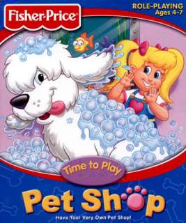   to Play Pet Shop PC CD care for dogs fish grooming animal game  