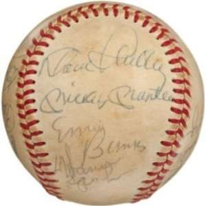 Mickey Mantle Signed Baseball   Greats 16 JSA   Autographed Baseballs