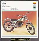 1970 OSSA 250cc MICK ANDREWS REPLICA Motorcycle CARD