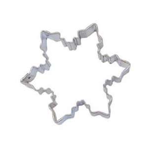  3 Snowflake cookie cutter constructed of tinplate steel. Hand 