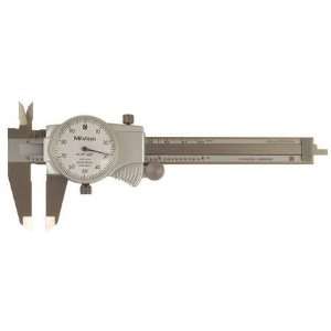 MITUTOYO 505 674CERT Dial Caliper w/Cert,4 In,0.100/Rev  