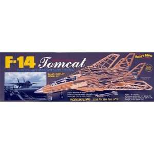  F 14 Tomcat Balsa Model Airplane Guillows Toys & Games
