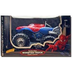   Spider Man 3 Spider Man Red Monster Truck Radio Control Toys & Games