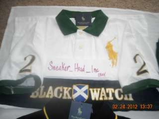   BIG PONY Mercer Spain Black Watch Milan POLO Shirt LOT Size XL  