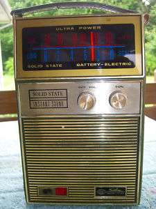 Sublime Instant Sound Portable Solid State AM Radio  