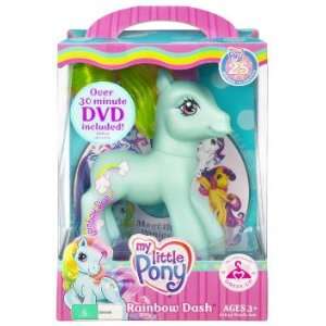    My Little Pony Rainbow Dash Pony Figure with DVD Toys & Games