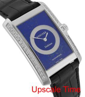 Concord Delirim 18K White Gold Case Blue and Silvered Dial on Black 