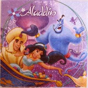 NEW* ALADDIN JASMINE party 16 guests 2 table cover  