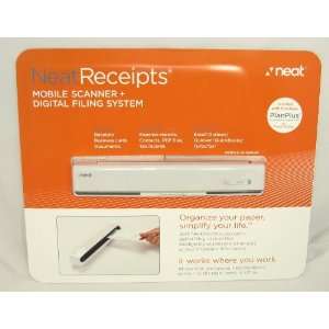  NeatReceipts Mobile Scanner Digital Filing System Deluxe 