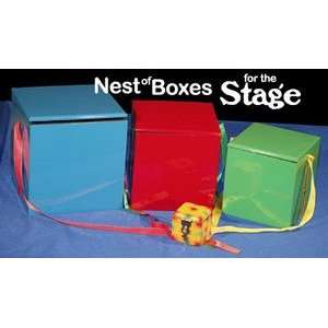  Nest of Wood Boxes Stage Magic Trick Easy to do Set Gag 