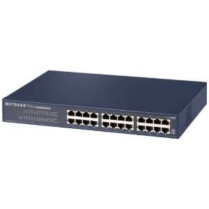  Netgear Prosafe 24 Port 10/100 Mbps Fast Ethernet Switch 