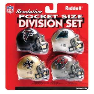   4pc.) Revolution Style Pocket Pro NFL Helmet Set