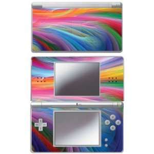   Vinyl Skin Decal for Nintendo DS Lite   Rainbow Wave Video Games