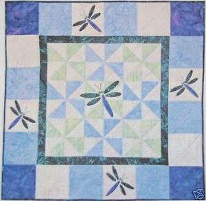 DRAGONFLY QUILT WALL HANGING KIT W/ PATTERN  