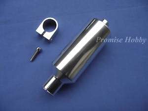 Aluminum muffler silencer for gas engine pipe rc boat  