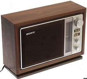 Sony ICF 9740W Vintage Audiophile Analog Table Radio AM/FM 115V 