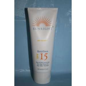 Nu Skin NuSkin Sunright BodyBlock SPF 15   Face & Body Sunscreen   100 