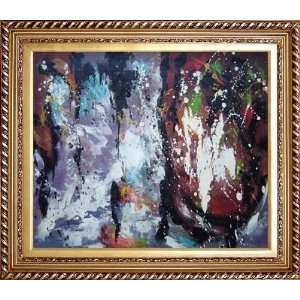  Color Mixture Abstract Oil Painting, with Exquisite Dark 