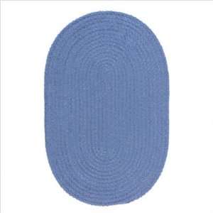  Braided Softex Blue Ice Outdoor Rug Size 27 x 46 Oval 