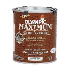  Olympic Ppg Architectural 79560A/04 Maximum Semi Transparent Stain 