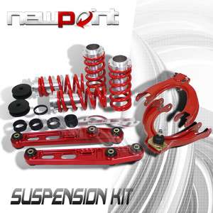 REAR LOWER CONTROL ARM+COILOVER SPRING+CAMBER KIT EE EF  