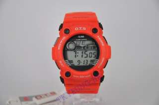 OTS 5ATM Water Restist Shock Digital Watch G 6908 Red gift  