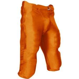   Youth Game Pant With Built In Pads ORANGE Y2XL