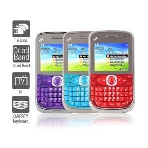  Orion   Triple SIM Cell Phone with QWERTY Keyboard (Dual Camera, TV 