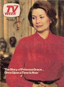 22 1977 Regional TV Guide Chicago Princess Grace  