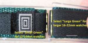 New Nylon/Velcro Fast Wrap Replacement Watch Band Select from 12 16mm 