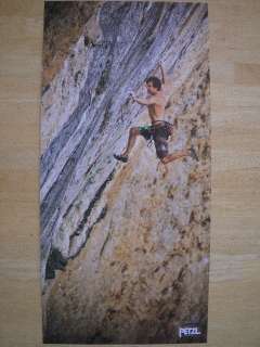 PETZL Rock Climbing POSTER Chris Sharma NEW  
