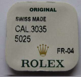 New Rolex Watch Cal 3035 Part #5025 stem x 3  