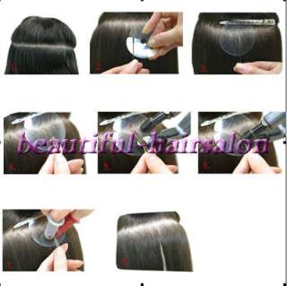 the attached hair extension can be kept in good condition for about 3 