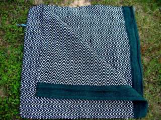 Horse Double Weave NAVAJO 32X64 SADDLE BLANKET PAD GRN  