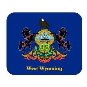   Flag   West Wyoming, Pennsylvania (PA) Mouse Pad 