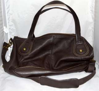 The Sak Dark Espresso Brown Soft Leather Shoulder Bag Tote Bag 