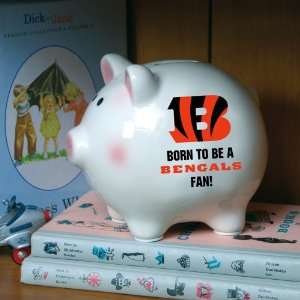   of 3 NFL Born To Be A Bengals Fan Piggy Banks