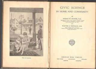 CIVIC SCIENCE In Home and Community HUNTER & WHITMAN  