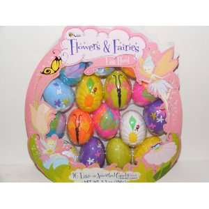  Easter Egg Hunt Flowers & Fairies 16 Eggs with Assorted 