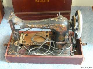 Vintage 1911 Singer Electric Sewing Machine   Motor WORKS   LOCAL 