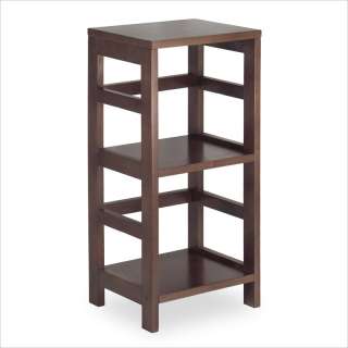 Winsome 2 Section Shelving Unit Espersso Beechwood Bookcase  